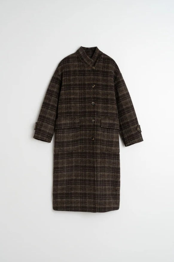 Woolen coat check pattern | Indi & Cold