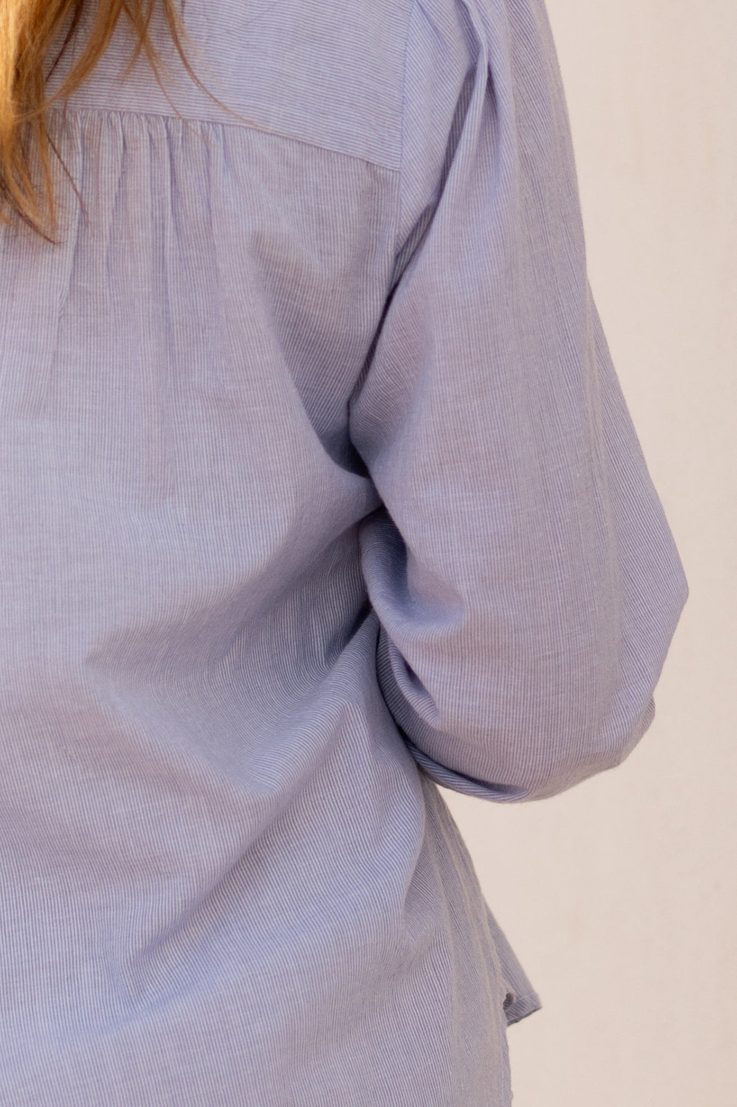 Adley Blouse in Light Blue | M.A.B.E.