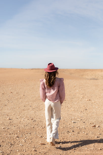 FELIZ Brasil fedora hat Rose pink