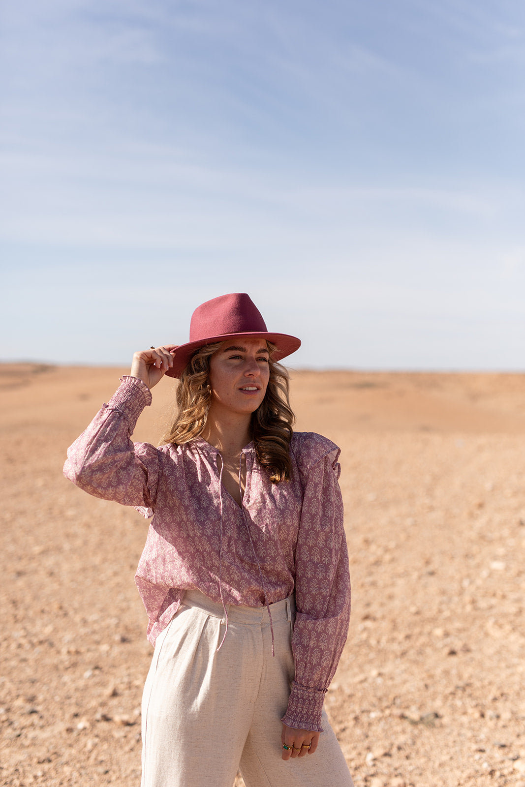 FELIZ Brasil fedora hat Rose pink