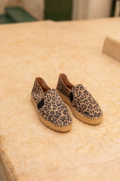 Paz Leo espadrilles loafers in Cognac