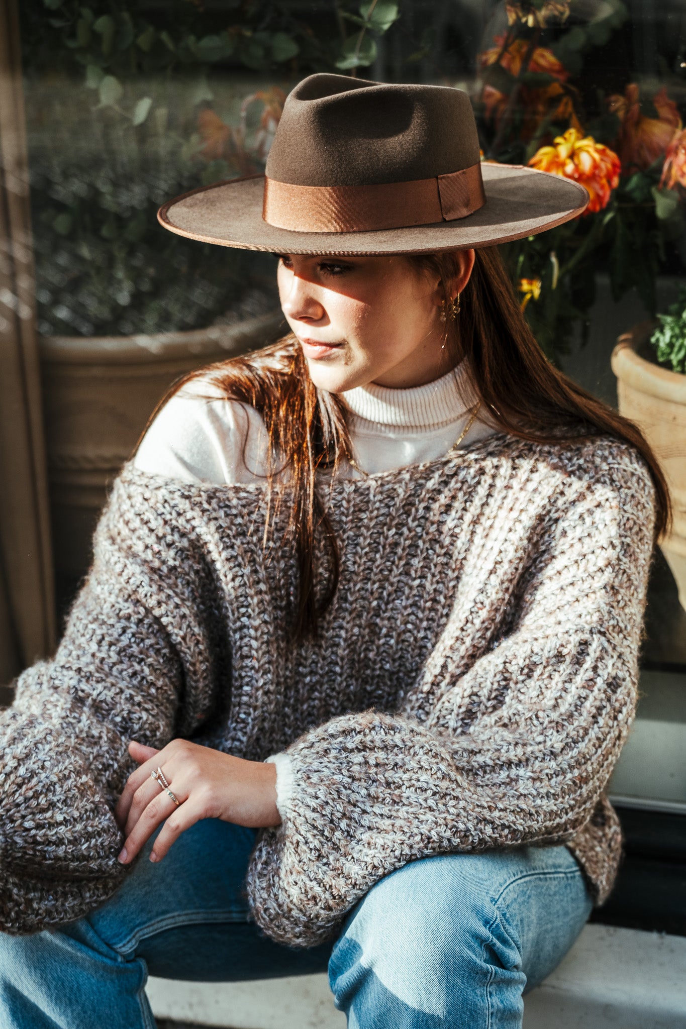 Rancher hoed in Taupe Shadow