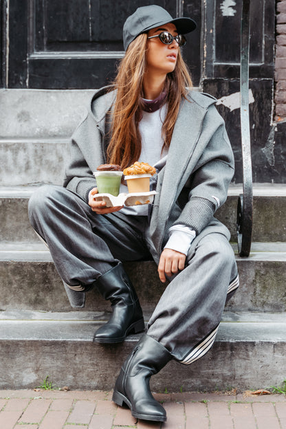 Zoya midcut laarzen in Black