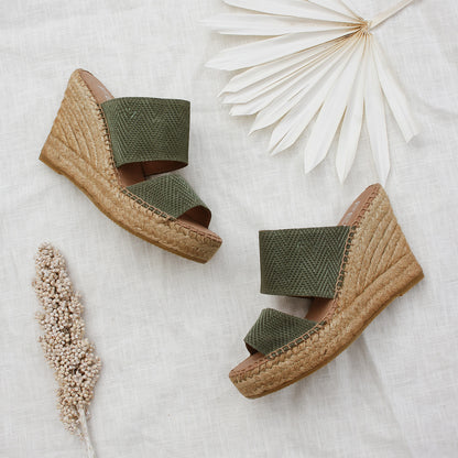 Liv twist espadrilles in Scandinavian