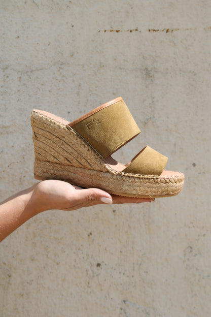 Liv vaq espadrilles in Khaki