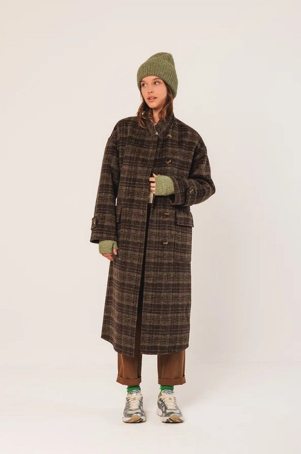 Woolen coat check pattern | Indi & Cold