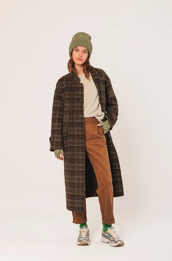Woolen coat check pattern | Indi & Cold