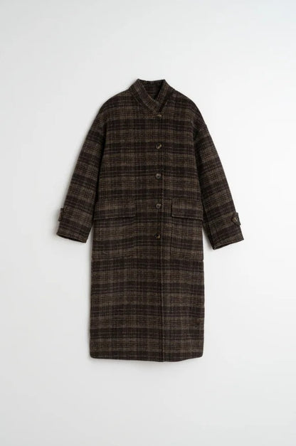 Woolen coat check pattern | Indi & Cold