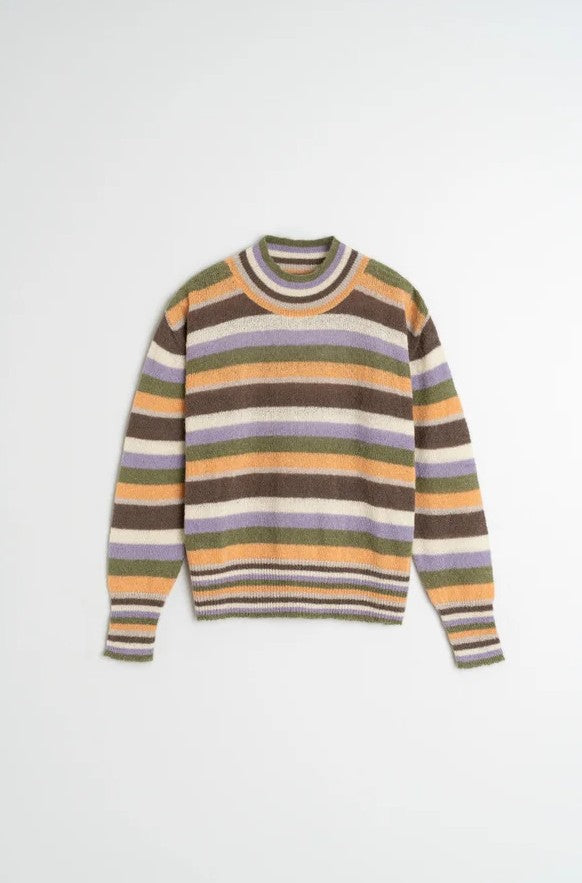 Mohair stripe sweater multicolor | Indi & Cold