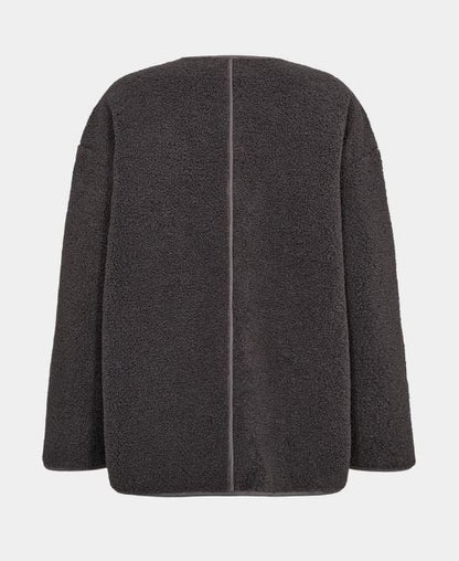 Teddy jacket in Dark grey | Sofie Schnoor