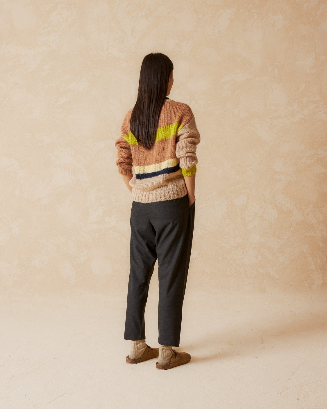 Knitwear stripe sweater | Indi & Cold