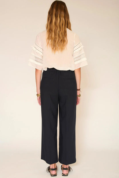 Short sleeve summer blouse in White | MKT studio