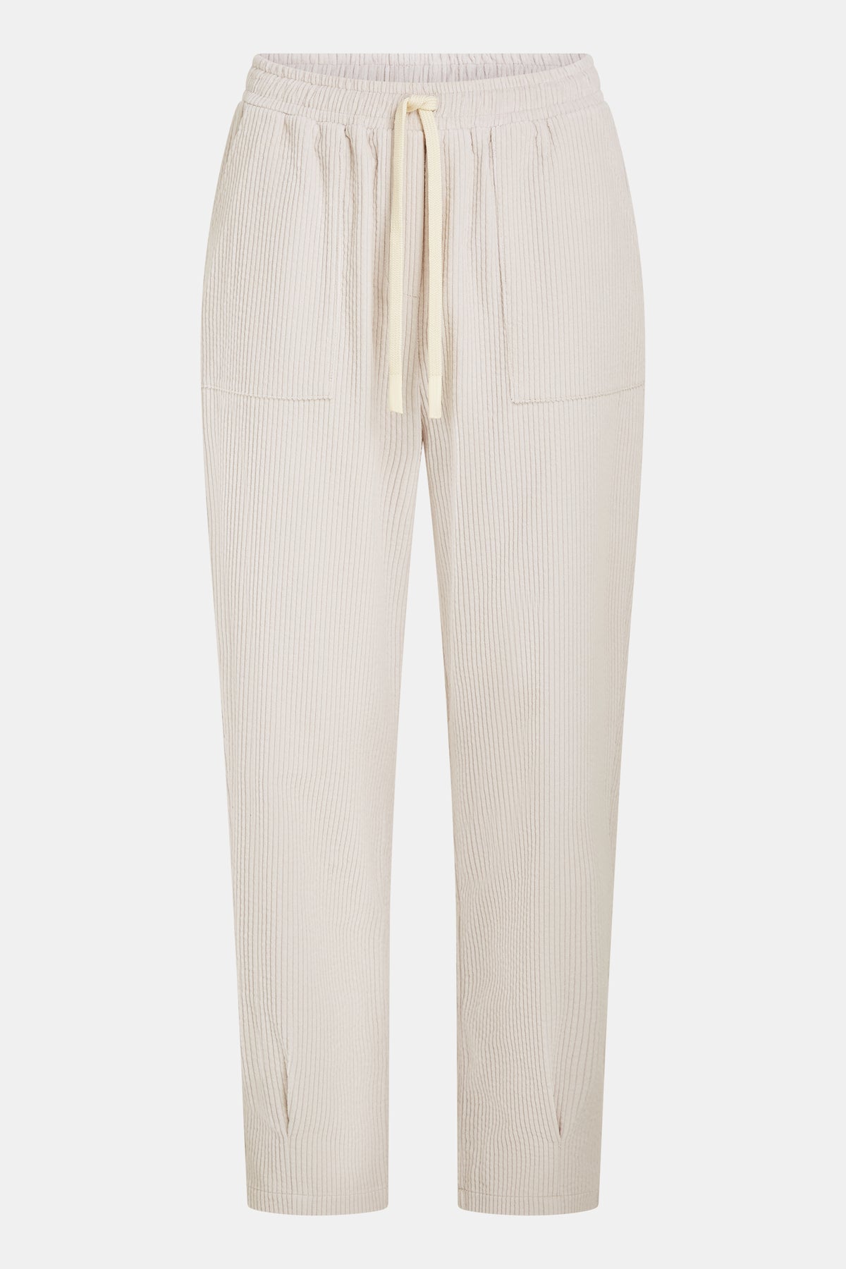 Penn & Ink Corduroy Trousers in Wool White