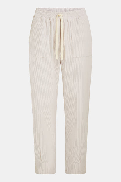 Penn & Ink Corduroy Trousers in Wool White