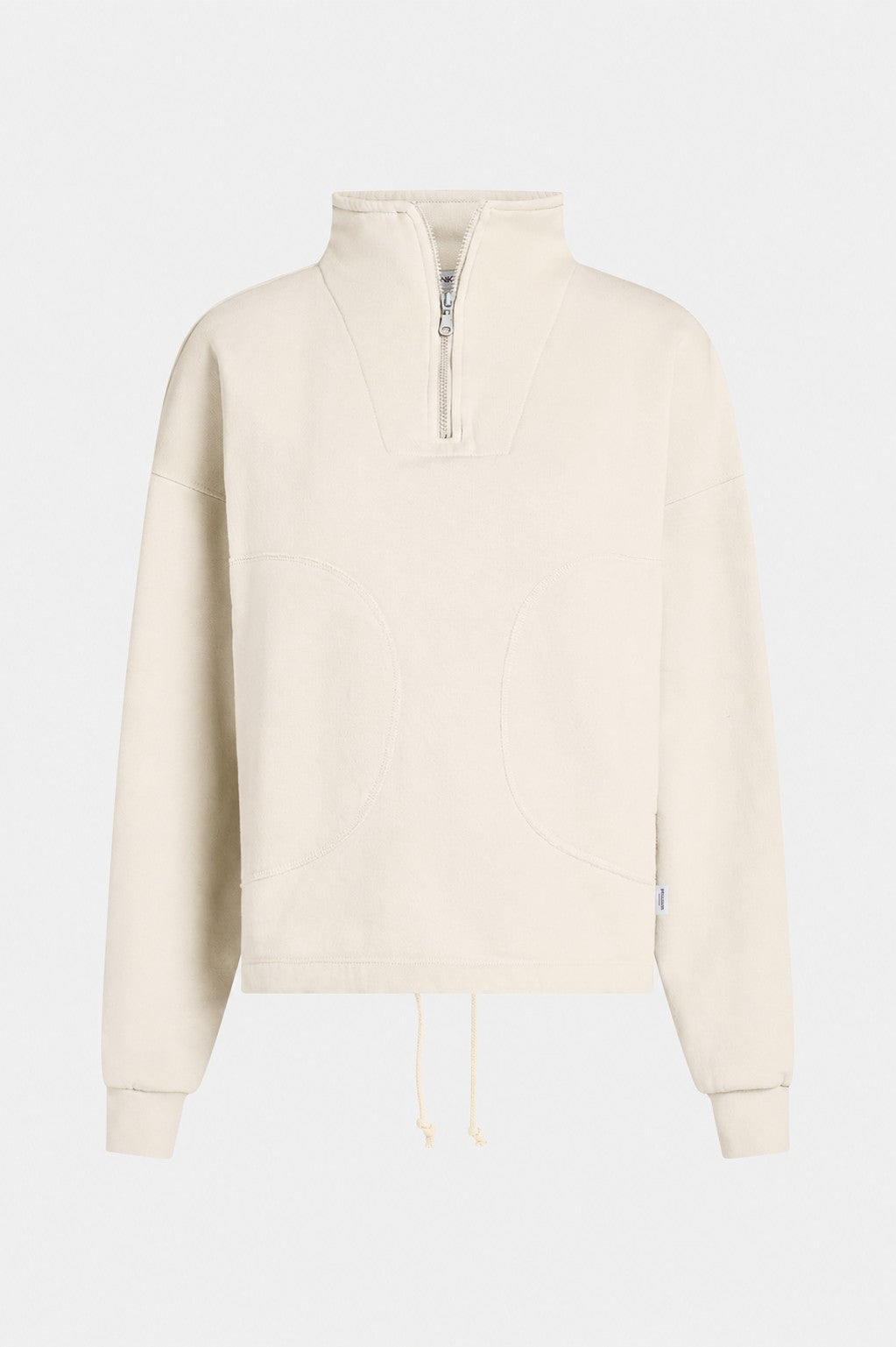 Penn & Ink Half-Zip Sweatshirt in Ecru