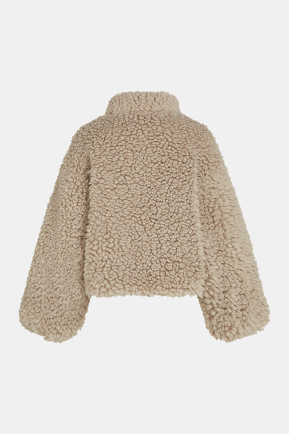 Penn & Ink Teddy Coat in Sand