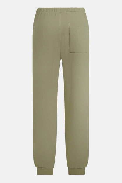 Penn & Ink Katoenen Joggerbroek in Dessert Green