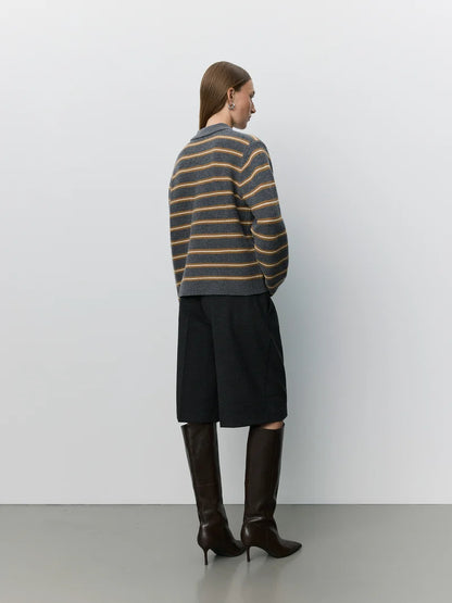 Bermuda shorts in Dark grey | Sofie Schnoor