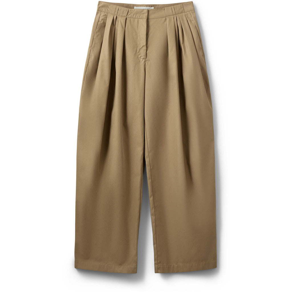 Barrel trousers in Light brown | Sofie Schnoor