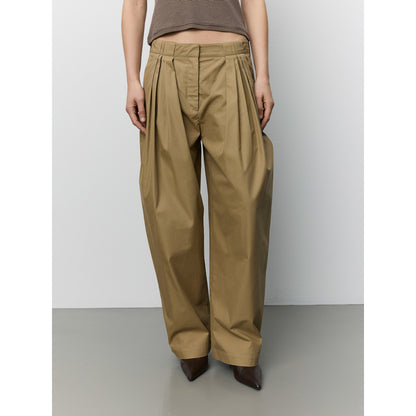 Barrel trousers in Light brown | Sofie Schnoor