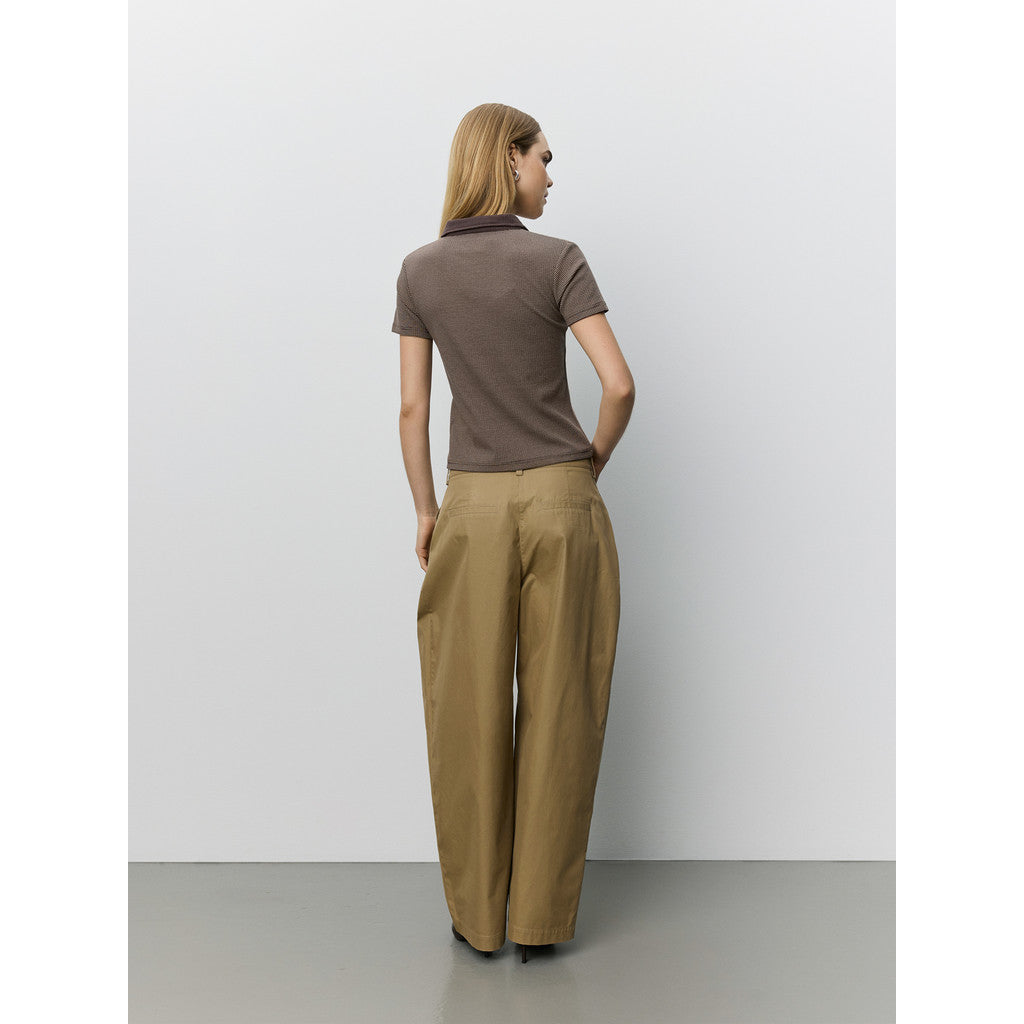 Barrel trousers in Light brown | Sofie Schnoor