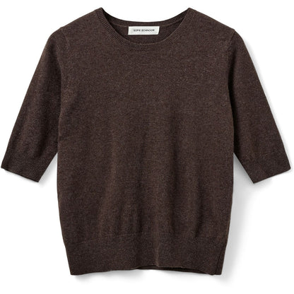 Short sleeve sweater in Brown | Sofie Schnoor