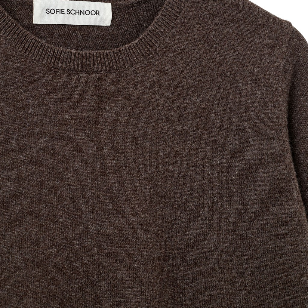 Short sleeve sweater in Brown | Sofie Schnoor