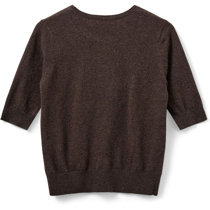 Short sleeve sweater in Brown | Sofie Schnoor