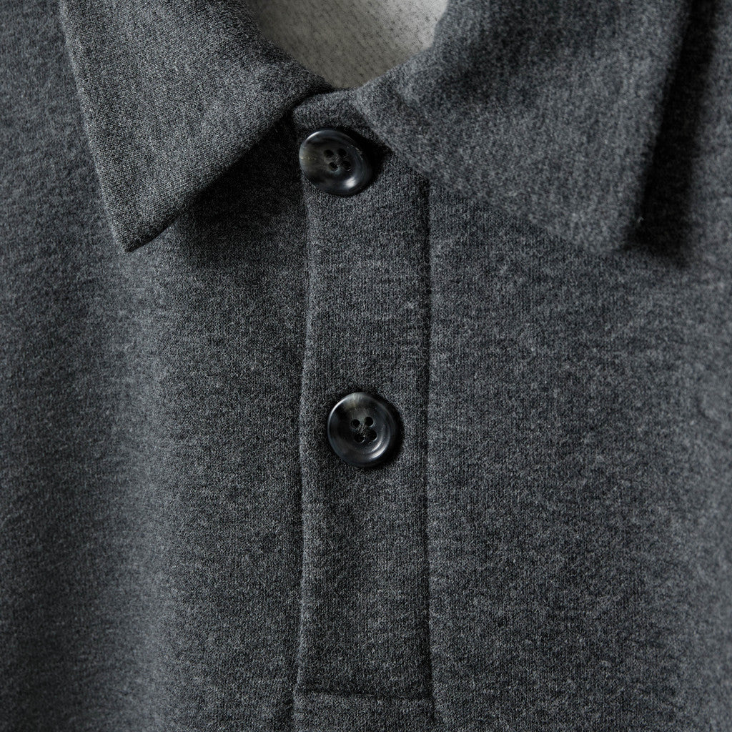 Polo sweatshirt in Dark grey | Sofie Schnoor