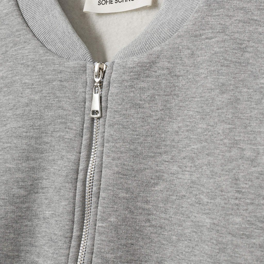 Sweat bomber jacket in Grey | Sofie Schnoor