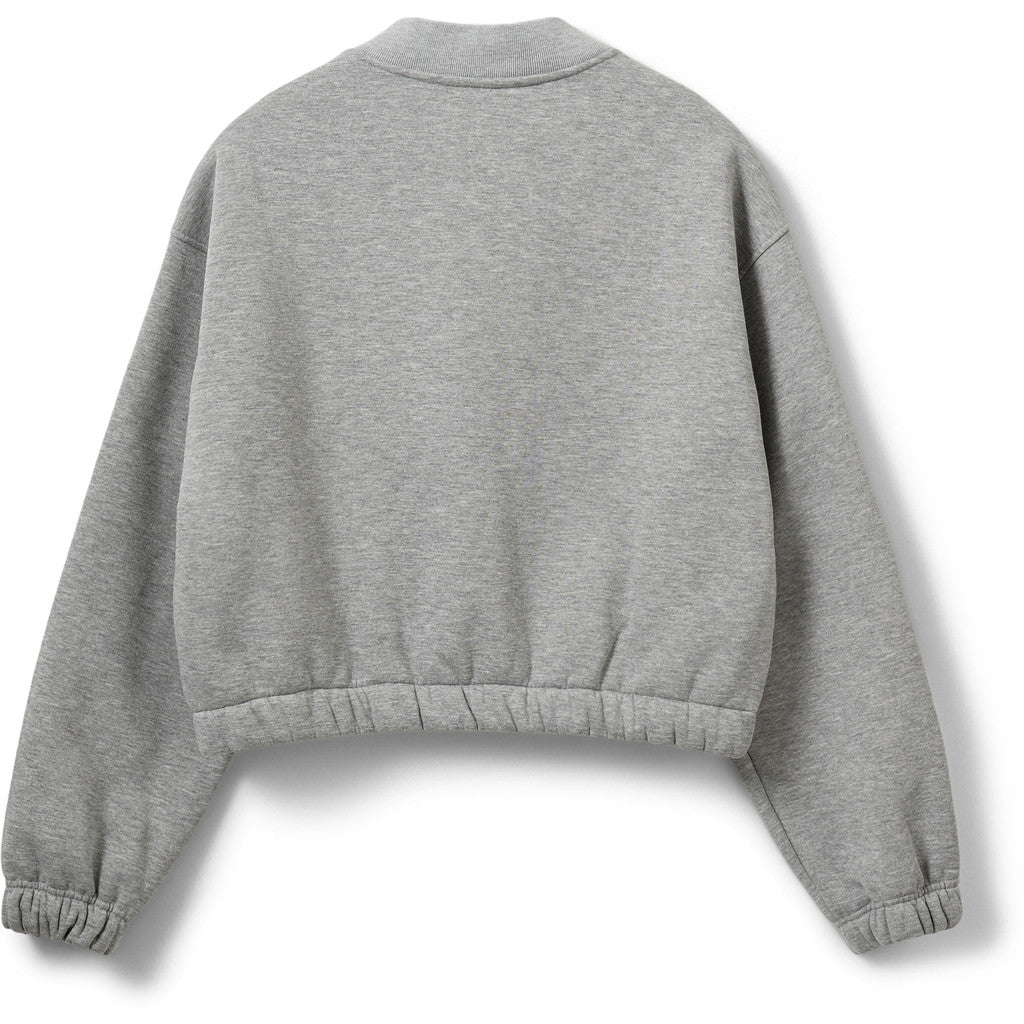 Sweat bomber jacket in Grey | Sofie Schnoor