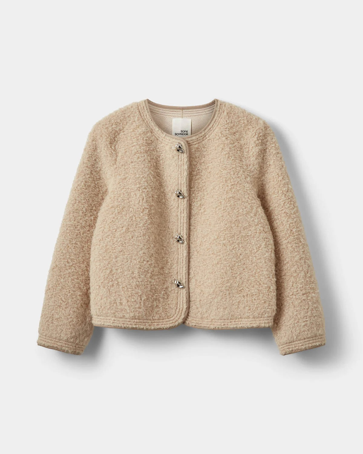 Jacket furry in Beige | Sofie Schnoor
