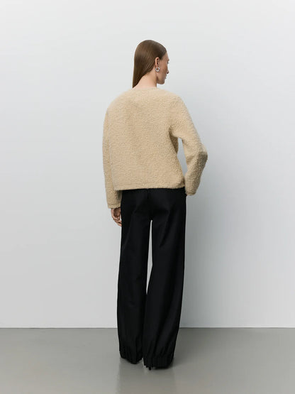 Jacket furry in Beige | Sofie Schnoor