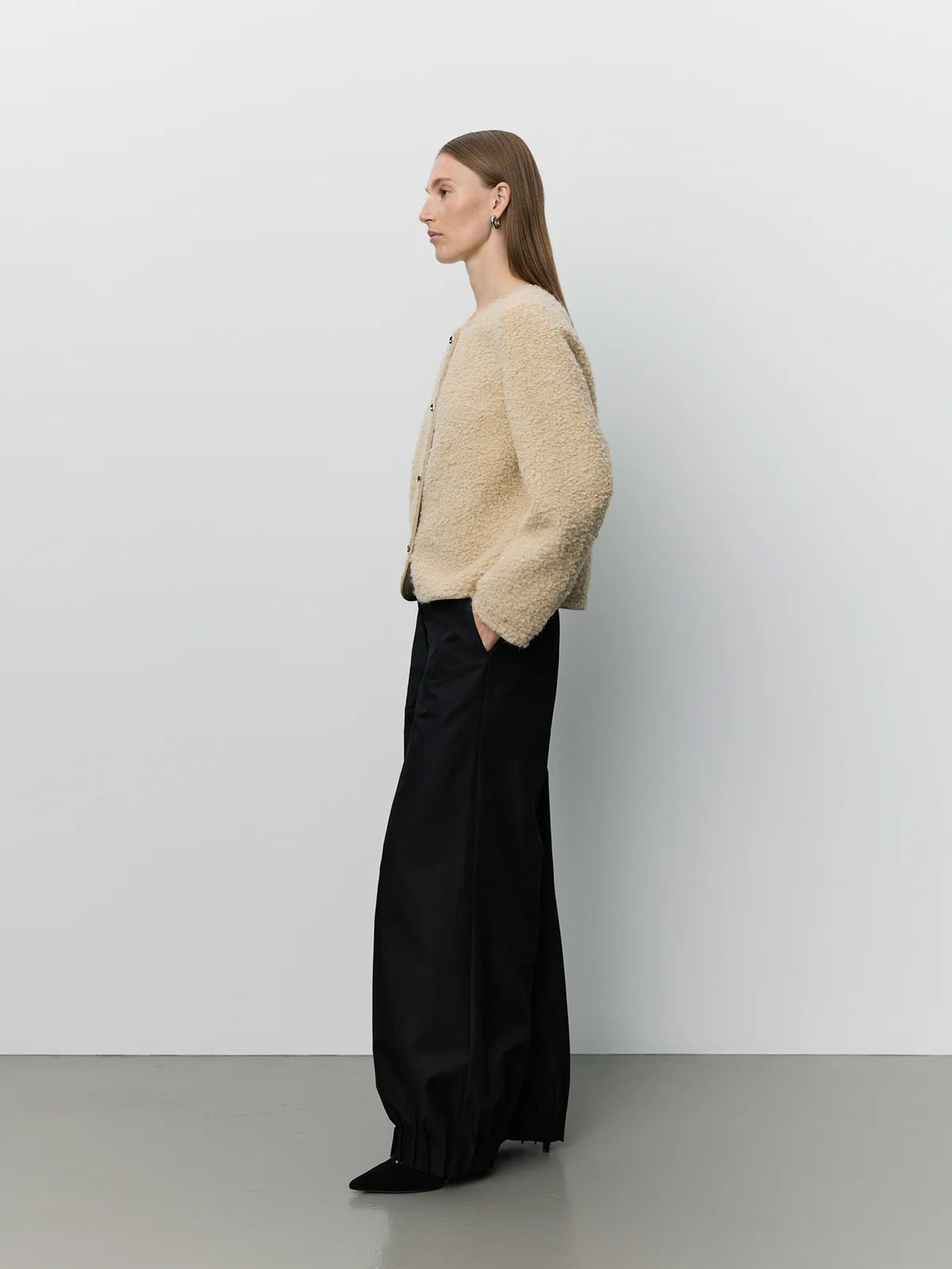 Jacket furry in Beige | Sofie Schnoor