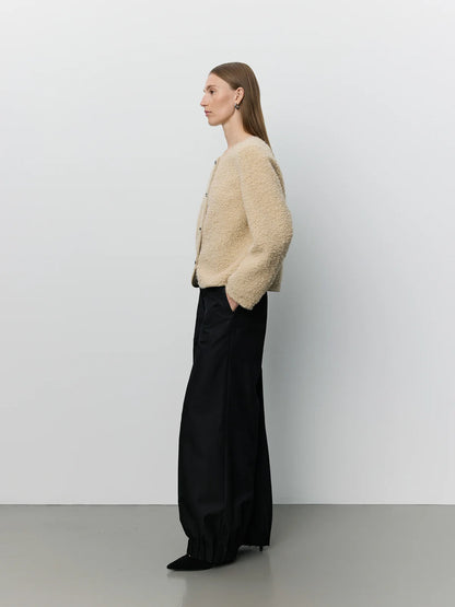 Jacket furry in Beige | Sofie Schnoor