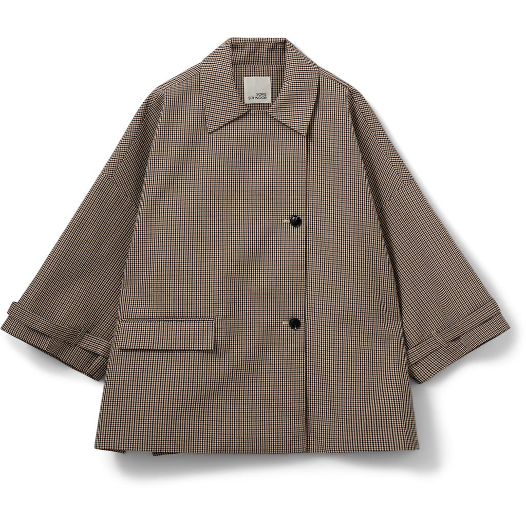 Oversize check jacket | Sofie Schnoor