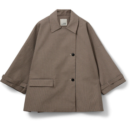 Oversize check jacket | Sofie Schnoor