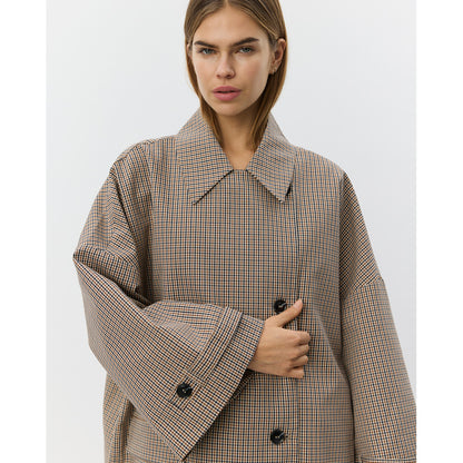 Oversize check jacket | Sofie Schnoor