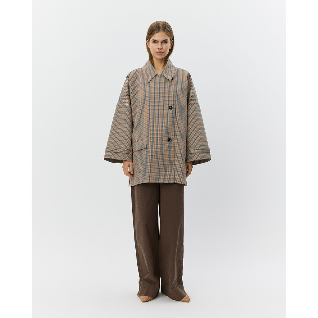 Oversize check jacket | Sofie Schnoor