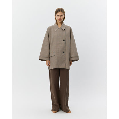 Oversize check jacket | Sofie Schnoor