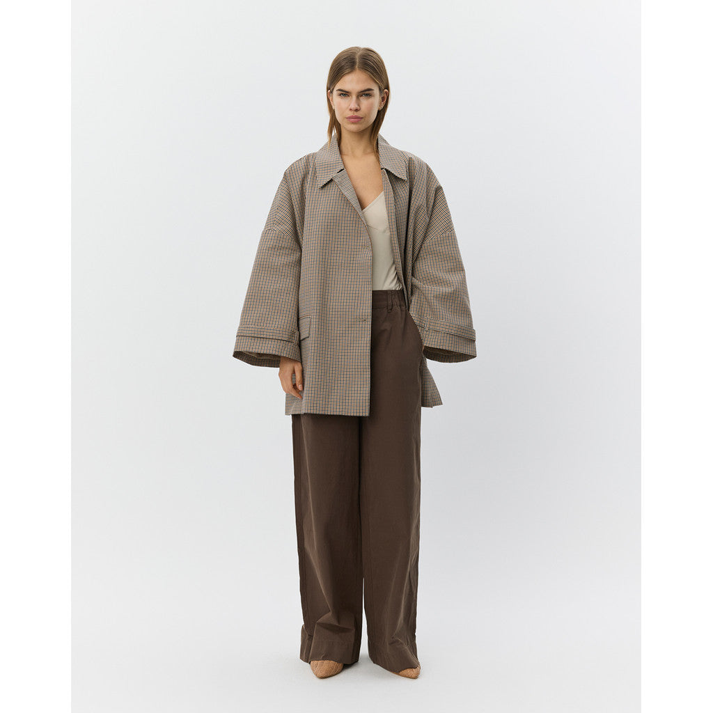 Oversize check jacket | Sofie Schnoor