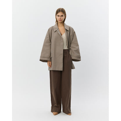 Oversize check jacket | Sofie Schnoor