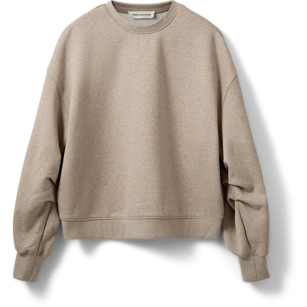 Sweatshirt with print in Light Brown | Sofie Schnoor