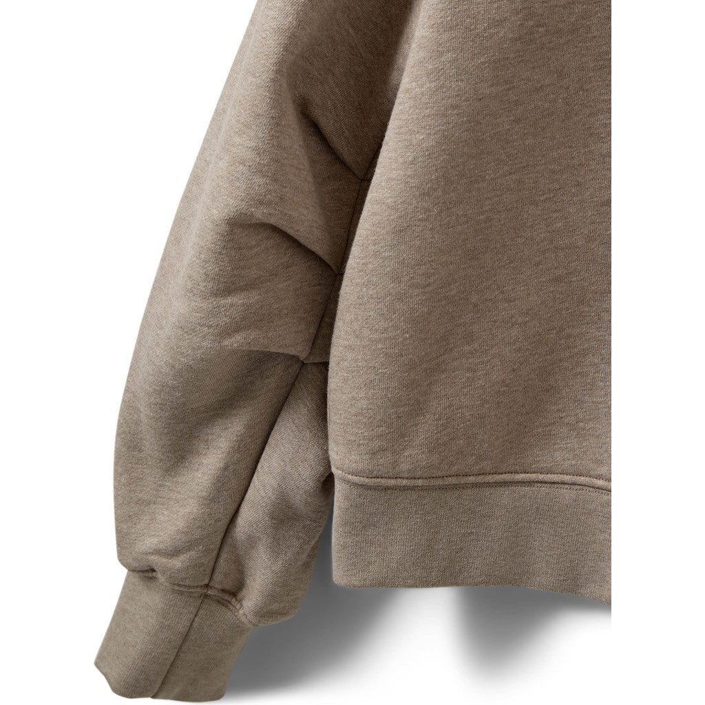 Sweatshirt with print in Light Brown | Sofie Schnoor