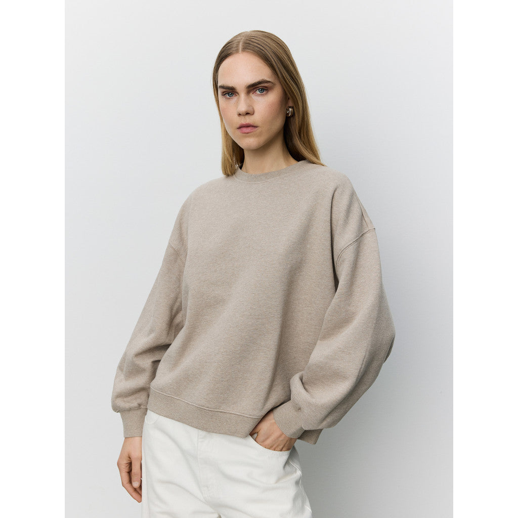 Sweatshirt with print in Light Brown | Sofie Schnoor