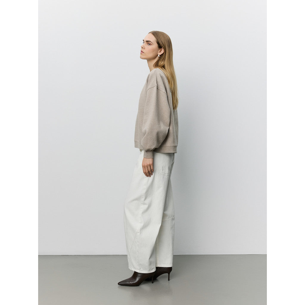 Sweatshirt with print in Light Brown | Sofie Schnoor