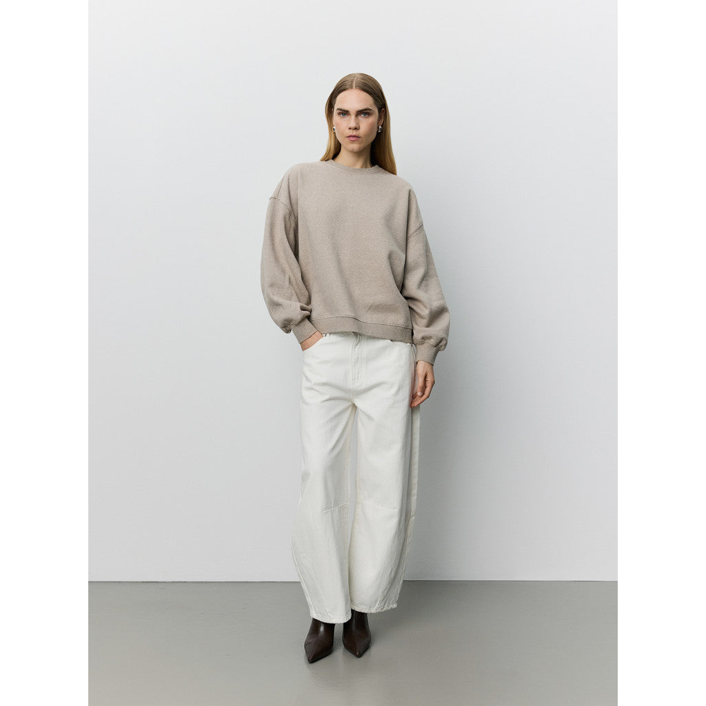 Sweatshirt with print in Light Brown | Sofie Schnoor