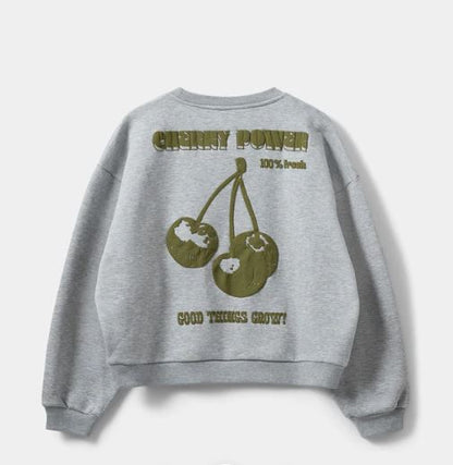 Sweatshirt print Grey melange | Sofie Schnoor