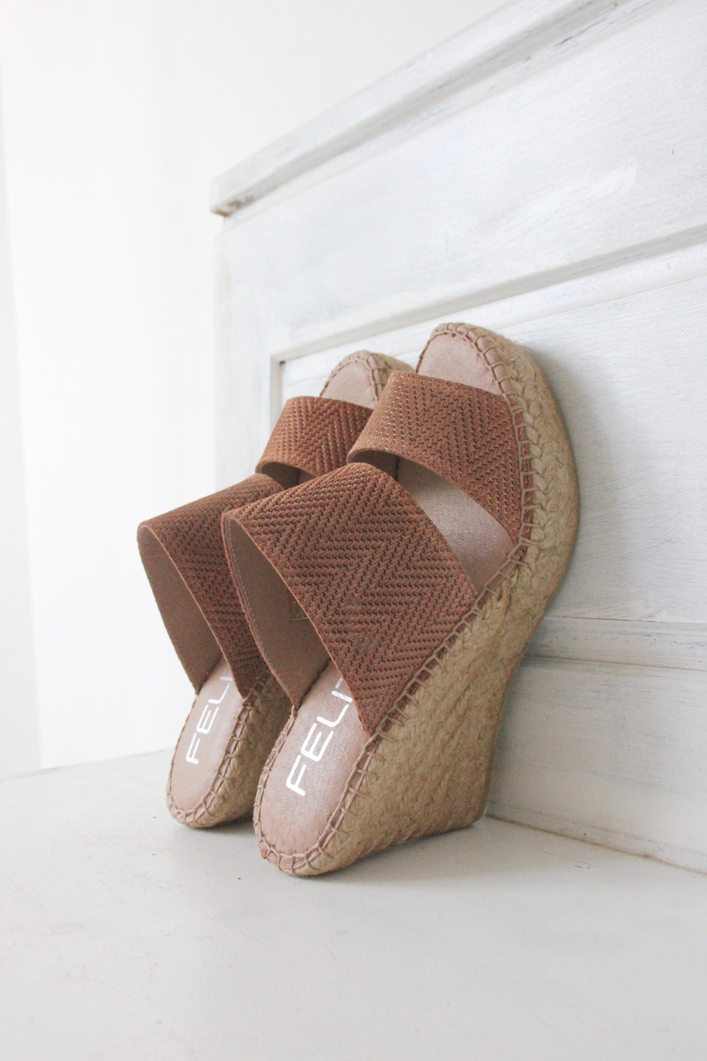 Liv twist espadrilles in Bronzo